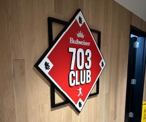 1St Louis Cardinals 703 Club Architectural Sign