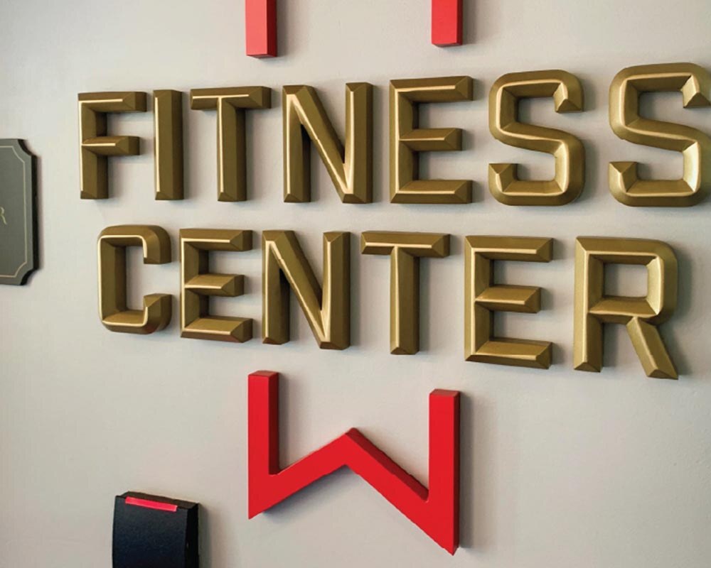 3d Elements & Signs - dimensional signage - mich ultra fitness center-1