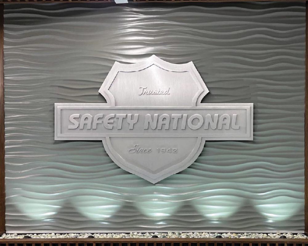 3d Elements & Signs - dimensional signage - safety national-1