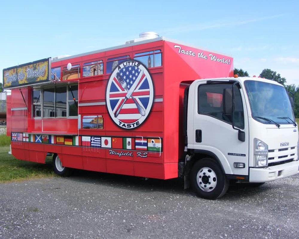 taste the world custom food truck builders